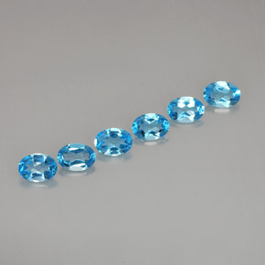 Achetez naturel ct bleue topaze gems, coupe ovale, en provenance brésil chez gemselect. en stock, livraison internationale!