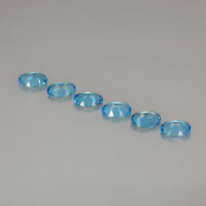 Achetez naturel ct bleue topaze gems, coupe ovale, en provenance brésil chez gemselect. en stock, livraison internationale!
