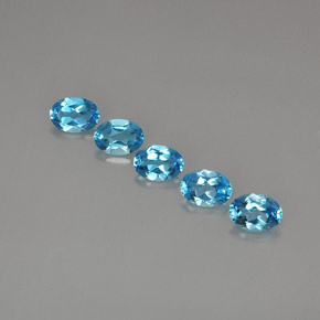 Achetez naturel ct bleue topaze gems, coupe ovale, en provenance brésil chez gemselect. en stock, livraison internationale!