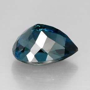 Topaze bleue naturelle en forme de poire, 12,93 ct, VVS-VS