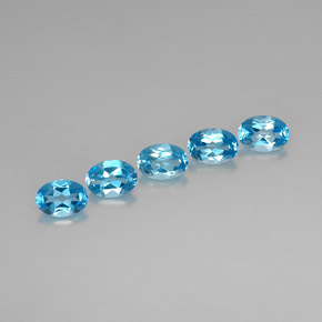 Achetez naturel ct bleue topaze gems, coupe ovale, en provenance brésil chez gemselect. en stock, livraison internationale!