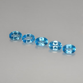 Achetez naturel ct bleue topaze gems, coupe ovale, en provenance brésil chez gemselect. en stock, livraison internationale!