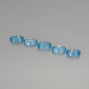 Achetez naturel ct bleue topaze gems, coupe ovale, en provenance brésil chez gemselect. en stock, livraison internationale!
