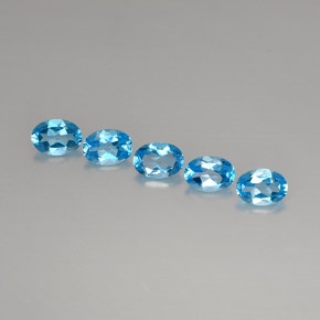 Achetez naturel ct bleue topaze gems, coupe ovale, en provenance brésil chez gemselect. en stock, livraison internationale!