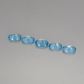 Achetez naturel ct bleue topaze gems, coupe ovale, en provenance brésil chez gemselect. en stock, livraison internationale!