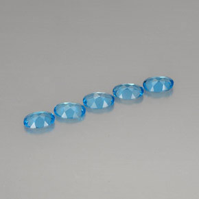 Achetez naturel ct bleue topaze gems, coupe ovale, en provenance brésil chez gemselect. en stock, livraison internationale!