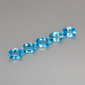 Achetez naturel ct bleue topaze gems, coupe ovale, en provenance brésil chez gemselect. en stock, livraison internationale!