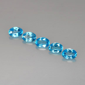 Achetez naturel ct bleue topaze gems, coupe ovale, en provenance brésil chez gemselect. en stock, livraison internationale!