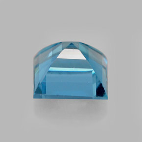 Topaze bleue naturelle carré, 2,02 ct, VVS-VS