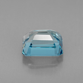 Topaze bleue naturelle taille émeraude, 2,01 ct, VVS