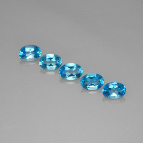 Achetez naturel ct bleue topaze gems, coupe ovale, en provenance brésil chez gemselect. en stock, livraison internationale!