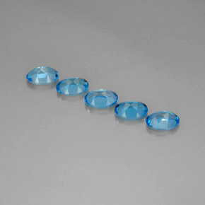 Achetez naturel ct bleue topaze gems, coupe ovale, en provenance brésil chez gemselect. en stock, livraison internationale!