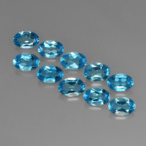 Achetez naturel ct bleue topaze gems, coupe ovale, en provenance brésil chez gemselect. en stock, livraison internationale!