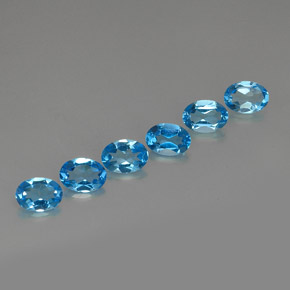 Achetez naturel ct bleue topaze gems, coupe ovale, en provenance brésil chez gemselect. en stock, livraison internationale!
