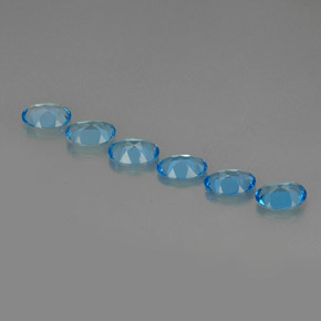 Achetez naturel ct bleue topaze gems, coupe ovale, en provenance brésil chez gemselect. en stock, livraison internationale!
