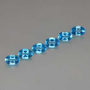 Achetez naturel ct bleue topaze gems, coupe ovale, en provenance brésil chez gemselect. en stock, livraison internationale!