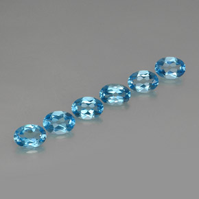 Achetez naturel ct bleue topaze gems, coupe ovale, en provenance brésil chez gemselect. en stock, livraison internationale!
