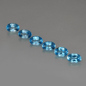 Achetez naturel ct bleue topaze gems, coupe ovale, en provenance brésil chez gemselect. en stock, livraison internationale!