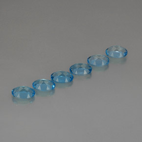 Achetez naturel ct bleue topaze gems, coupe ovale, en provenance brésil chez gemselect. en stock, livraison internationale!