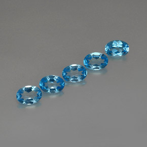 Achetez naturel ct bleu suisse topaze gems, coupe ovale, en provenance brésil chez gemselect. en stock, livraison internationale!