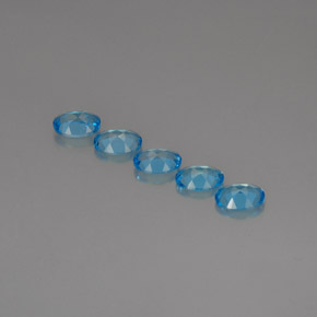 Achetez naturel ct bleue topaze gems, coupe ovale, en provenance brésil chez gemselect. en stock, livraison internationale!