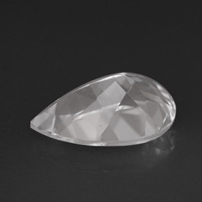 Topaze blanc naturelle en forme de poire, 3,63 ct, VVS-VS