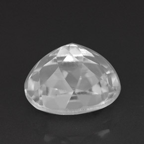 Topaze blanc naturelle coupe ovale, 4,39 ct, VVS-VS