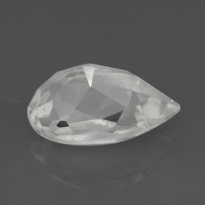 Topaze blanc naturelle en forme de poire, 2,36 ct, VVS-VS