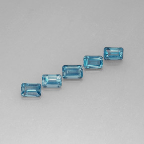 Achetez naturel ct bleue topaze gems, taille émeraude, en provenance brésil chez gemselect. en stock, livraison internationale!
