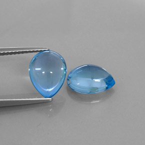 Achetez naturel ct bleue topaze gems, en forme de poire, en provenance brésil chez gemselect. en stock, livraison internationale!