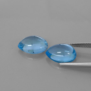 Achetez naturel ct bleue topaze gems, en forme de poire, en provenance brésil chez gemselect. en stock, livraison internationale!
