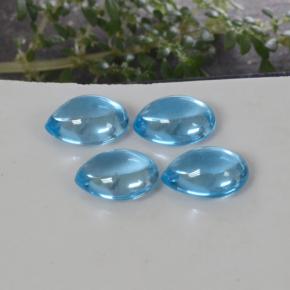 Achetez naturel 12,58ct bleue topaze gems, en forme de poire, en provenance brésil chez gemselect. en stock, livraison internationale!