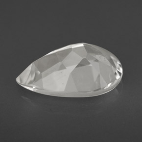 Topaze blanc naturelle en forme de poire, 3,49 ct, VVS-VS