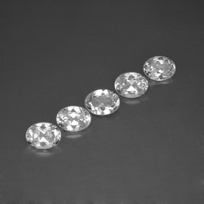 Achetez naturel ct blanc topaze gems, coupe ovale, en provenance brésil chez gemselect. en stock, livraison internationale!