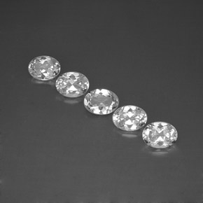 Achetez naturel ct blanc topaze gems, coupe ovale, en provenance brésil chez gemselect. en stock, livraison internationale!