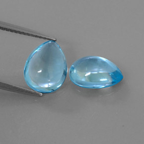 Achetez naturel ct bleue topaze gems, en forme de poire, en provenance brésil chez gemselect. en stock, livraison internationale!