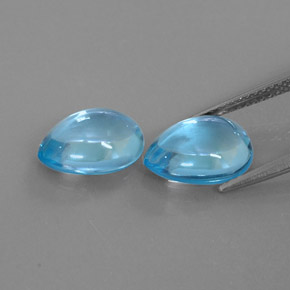 Achetez naturel ct bleue topaze gems, en forme de poire, en provenance brésil chez gemselect. en stock, livraison internationale!