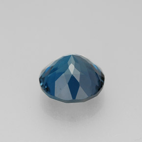 Topaze bleue naturelle coupe roude, 2,66 ct, VVS-VS