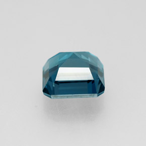Topaze bleue naturelle taille émeraude, 1,66 ct, VVS-VS