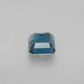 Topaze bleue naturelle taille émeraude, 2,14 ct, VVS-VS