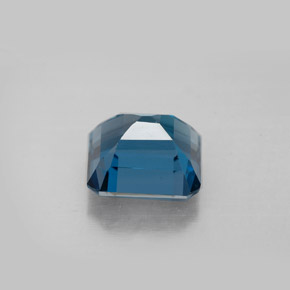 Topaze bleue naturelle taille émeraude, 2,96 ct, VVS-VS