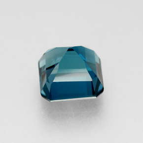 Topaze bleue naturelle taille émeraude, 2,38 ct, VVS-VS