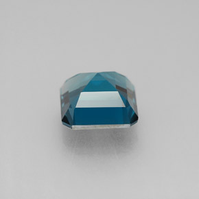 Topaze bleue naturelle taille émeraude, 2,46 ct, VVS-VS