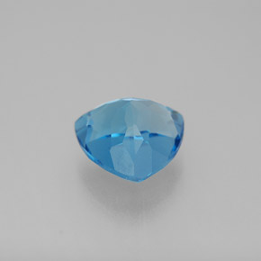 Topaze bleue naturelle trillion, 3,39 ct, VVS-VS