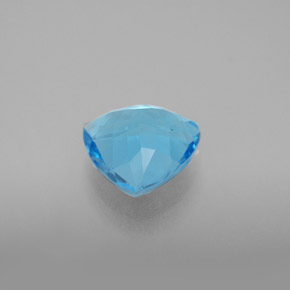 Topaze bleue naturelle trillion, 2,82 ct, VVS
