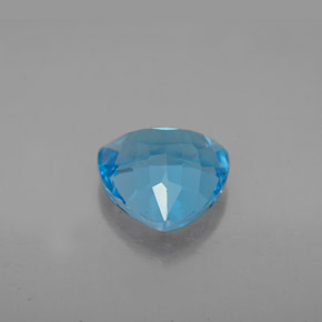 Topaze bleue naturelle trillion, 3,18 ct, VVS-VS