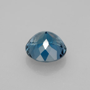 Topaze bleue naturelle coupe roude, 2,68 ct, VS