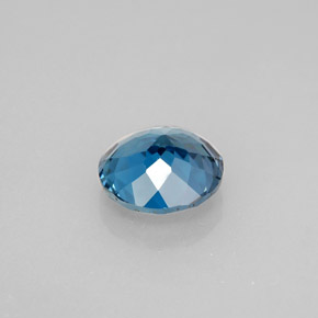Topaze bleue naturelle coupe roude, 2,36 ct, VS
