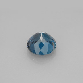 Topaze bleue naturelle coupe roude, 2,70 ct, VVS-VS