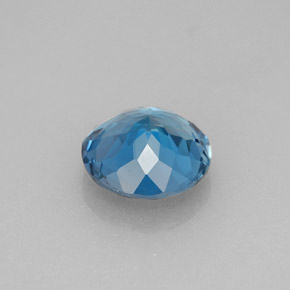 Topaze bleue naturelle coupe roude, 2,23 ct, VVS-VS